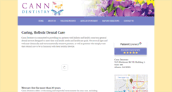 Desktop Screenshot of canndentistry.com