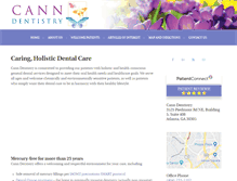 Tablet Screenshot of canndentistry.com